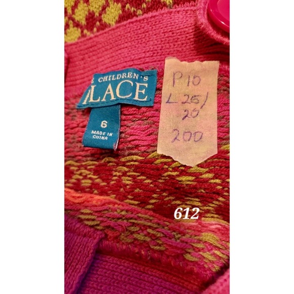 The Children's Place Girls Size 6 Knit sleeveless Dress Multi-color print Pocket - Picture 4 of 4